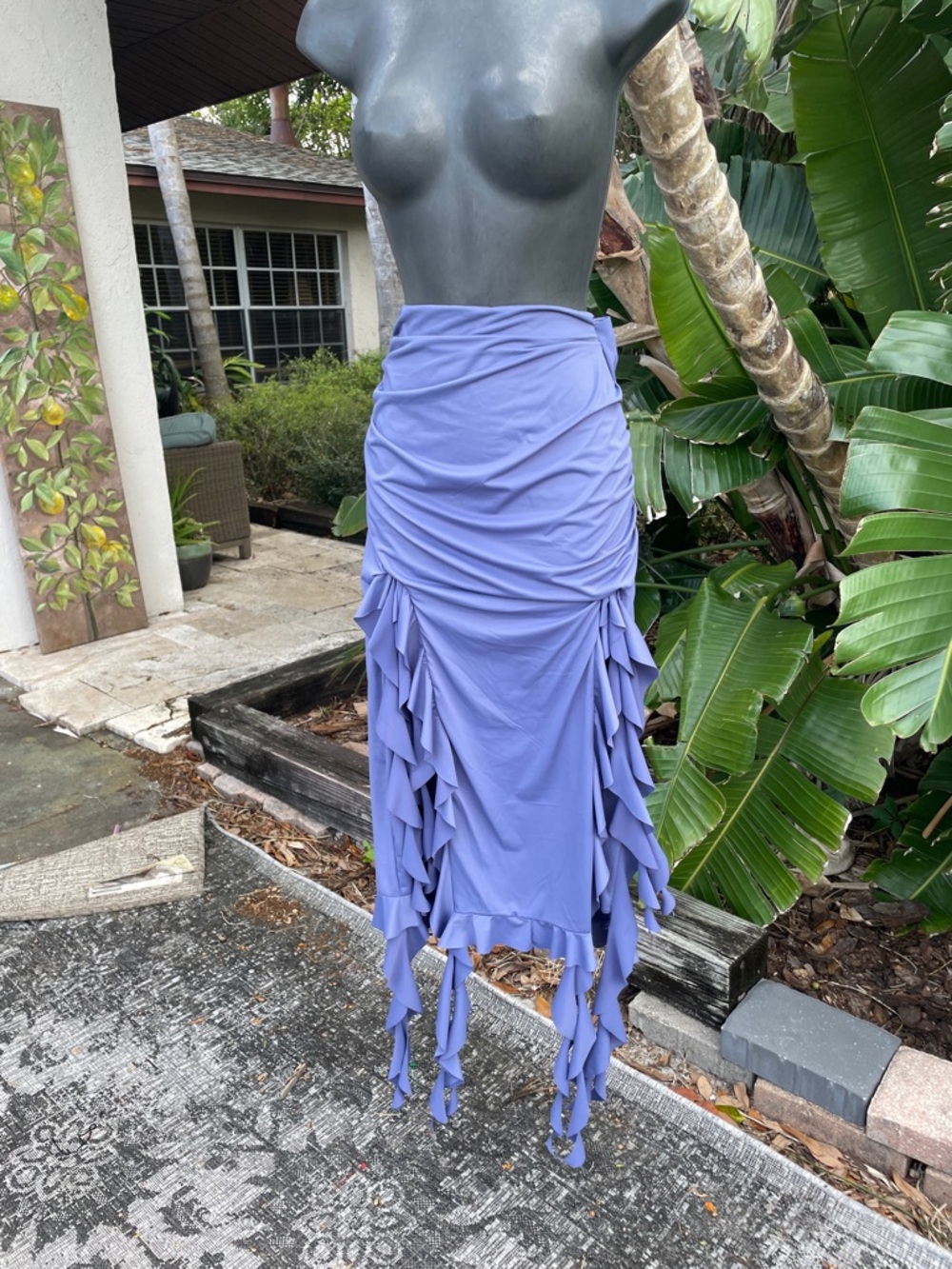 fringe ruffle, convertible, dress, or skirt